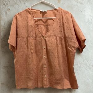 Madewell Short Sleeve Button Down Shirt